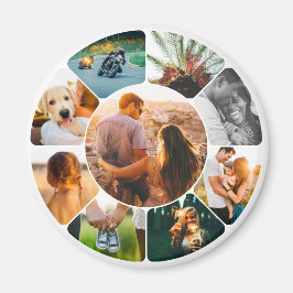 Magnet 9 Photo Rond