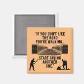 Magnet "A New Road" (Voorkant / Achterkant)