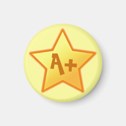 Magnet: A+ Star Motivatie magneet (Voorkant)