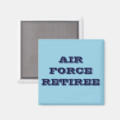 Magnet Air Force Retiree (Voorkant / Achterkant)