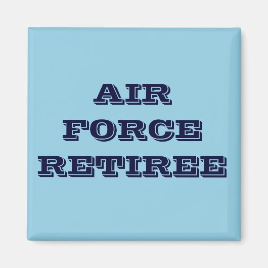 Magnet Air Force Retiree (Voorkant)