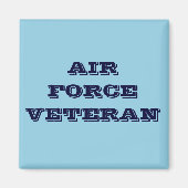 Magnet Air Force Veteran (Voorkant)