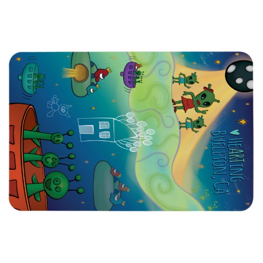 Magnet - Alien Concert Magneet (Horizontaal)