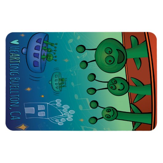 Magnet - Alien Concert Magneet (Horizontaal)