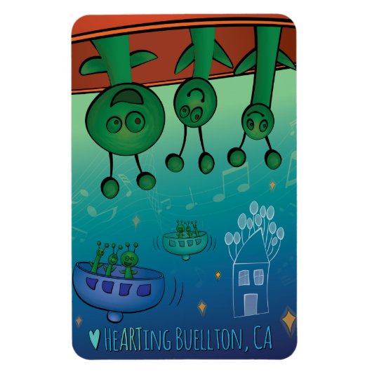 Magnet - Alien Concert Magneet (Verticaal)