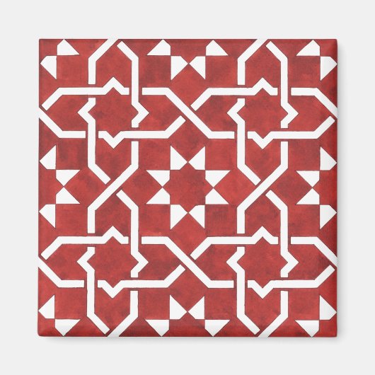 Magnet Andalusische Mozaïek SEVILLE (Voorkant)