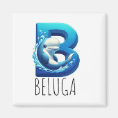 Magnet Animaux Rigolos Lettre B (Voorkant)