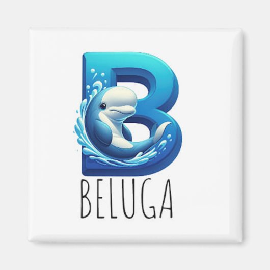 Magnet Animaux Rigolos Lettre B (Voorkant)