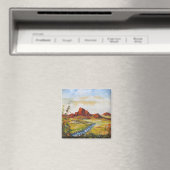 Magnet Ann Hayes schilderend Red Rock Canyan (Insitu (Vaatwasser))