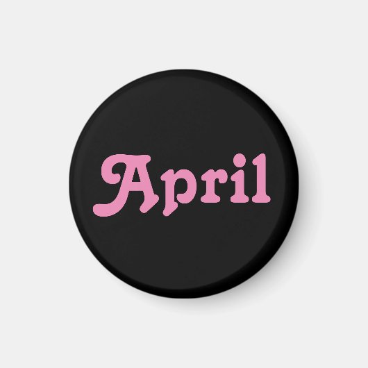 Magnet April (Voorkant)