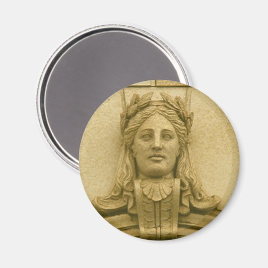 Magnet - Architectuurgegevens - Hoofd Vrouw (Voorkant / Achterkant)