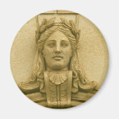 Magnet - Architectuurgegevens - Hoofd Vrouw (Voorkant)