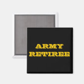 Magnet Army Retiree (Voorkant / Achterkant)