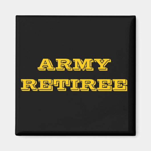 Magnet Army Retiree (Voorkant)