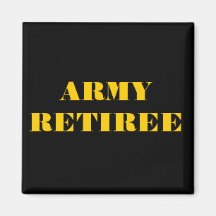 Magnet Army Retiree