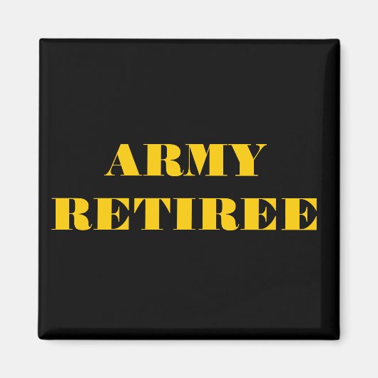 Magnet Army Retiree (Voorkant)