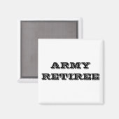 Magnet Army Retiree (Voorkant / Achterkant)