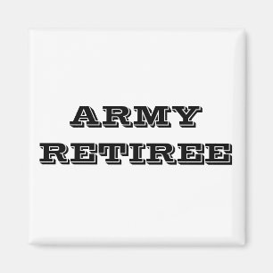 Magnet Army Retiree