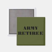 Magnet Army Retiree (Voorkant / Achterkant)