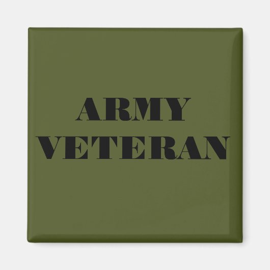 Magnet Army Veteran (Voorkant)