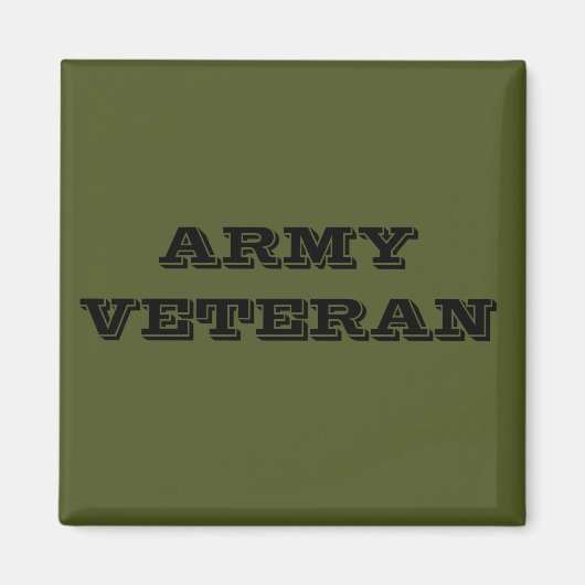 Magnet Army Veteran (Voorkant)