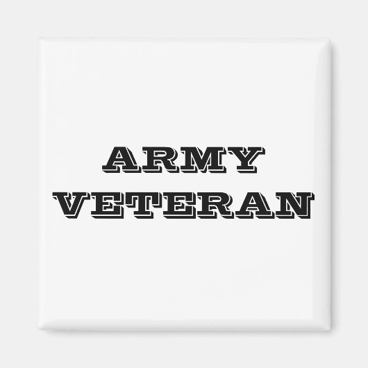 Magnet Army Veteran (Voorkant)