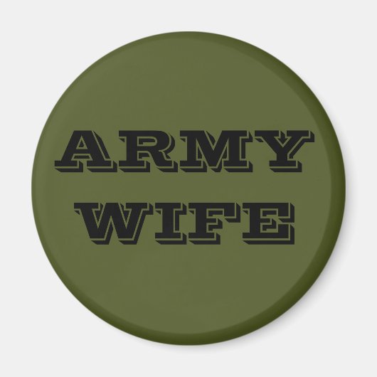 Magnet Army Wife (Voorkant)