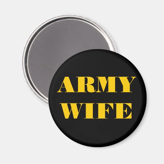 Magnet Army Wife (Voorkant / Achterkant)