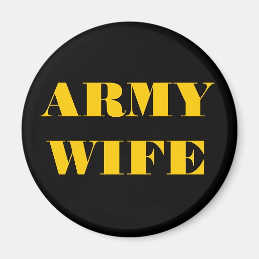 Magnet Army Wife (Voorkant)