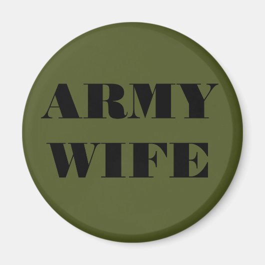 Magnet Army Wife (Voorkant)