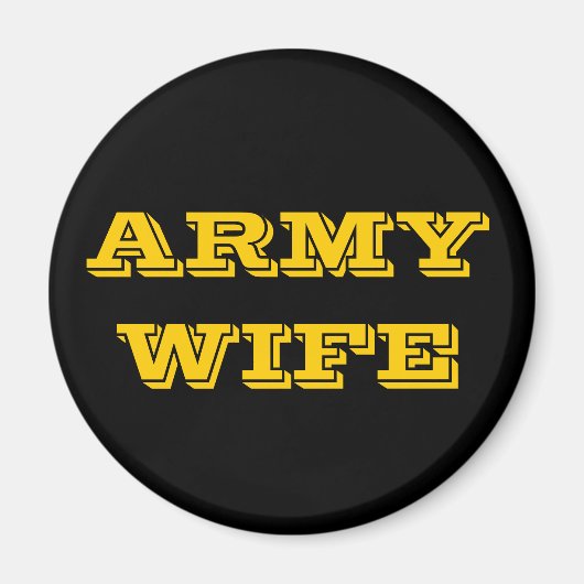 Magnet Army Wife (Voorkant)