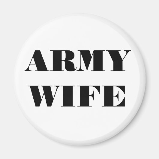 Magnet Army Wife (Voorkant)