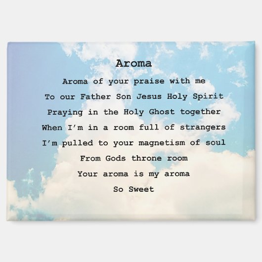 Magnet - "Aroma" (Voorkant)