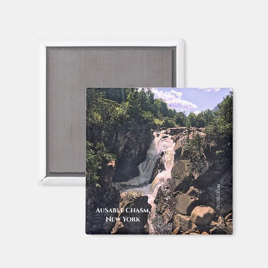 Magnet - AuSable Chasm NY (Voorkant / Achterkant)