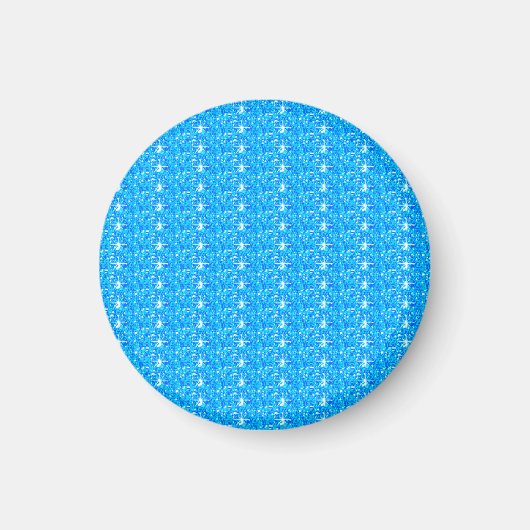 Magnet Baby Blue Glitter (Voorkant)