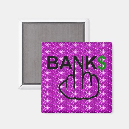 Magnet Banks Corrupt (Voorkant / Achterkant)