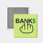 Magnet Banks Corrupt (Voorkant / Achterkant)