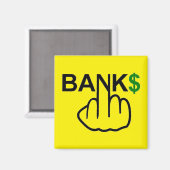 Magnet Banks Corrupt (Voorkant / Achterkant)