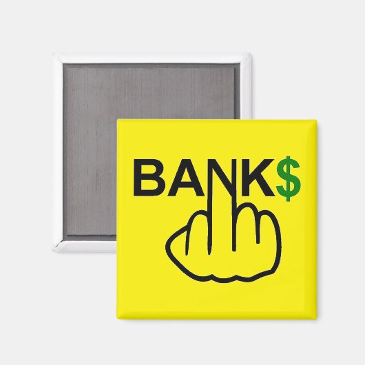 Magnet Banks Corrupt (Voorkant / Achterkant)