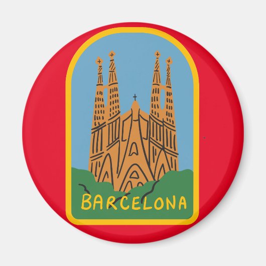Magnet Barcelona (Voorkant)