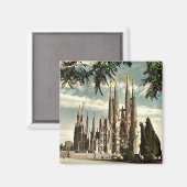 Magnet - Barcelona, Sagrada Familia (Voorkant / Achterkant)
