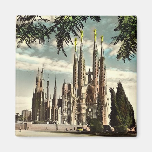 Magnet - Barcelona, Sagrada Familia (Voorkant)