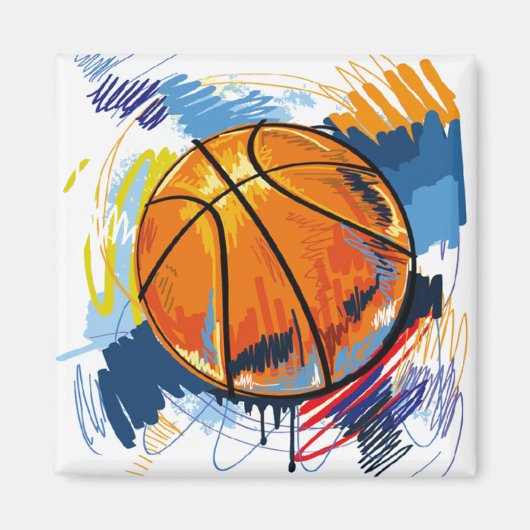 Magnet-Basketball Magneet (Voorkant)
