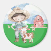Magnet Bauernhofjunge (Voorkant)
