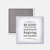 Magnet "Be Kind" Bible Verse (Voorkant / Achterkant)