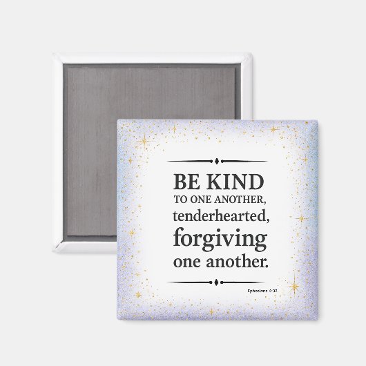 Magnet "Be Kind" Bible Verse (Voorkant / Achterkant)