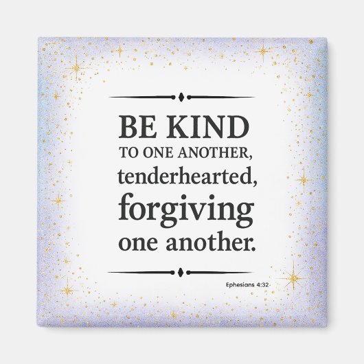 Magnet "Be Kind" Bible Verse (Voorkant)