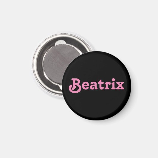 Magnet Beatrix (Voorkant / Achterkant)