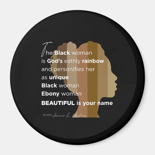 Magnet Beautiful is your name (Voorkant)