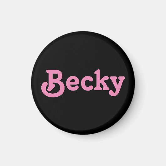 Magnet Becky (Voorkant)